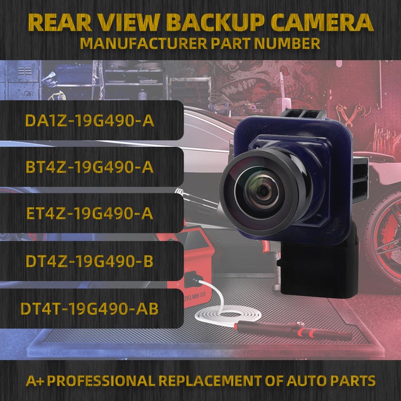 Dasbecan Rear View Park Assist Backup Camera Replacement Compatible with Ford Edge 2011-2015 Lincoln MKX 2011-2013 Replaces# BT4Z-19G490-B - Image 3